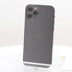 (中古)Apple iPhone12 Pro 256GB グラファイト MGM93J/A SIMフリー(348-ud)
