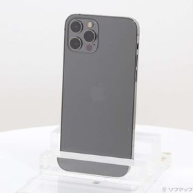 (中古)Apple iPhone12 Pro 256GB グラファイト MGM93J/A SoftBank(344-ud)