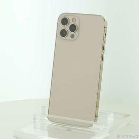 (中古)Apple iPhone12 Pro 256GB ゴールド MGMC3J/A SIMフリー(258-ud)