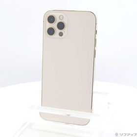 (中古)Apple iPhone12 Pro 256GB ゴールド MGMC3J/A SIMフリー(348-ud)