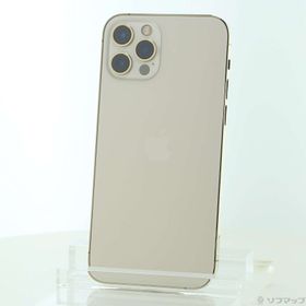 (中古)Apple iPhone12 Pro 256GB ゴールド MGMC3J/A SIMフリー(198-ud)