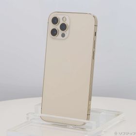 (中古)Apple iPhone12 Pro 256GB ゴールド MGMC3J/A SIMフリー(276-ud)