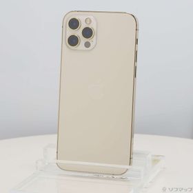 (中古)Apple iPhone12 Pro 256GB ゴールド MGMC3J/A SIMフリー(276-ud)