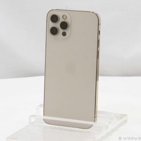 (中古)Apple iPhone12 Pro 256GB ゴールド MGMC3J/A SIMフリー(371-ud)