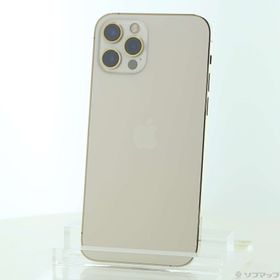 (中古)Apple iPhone12 Pro 256GB ゴールド MGMC3J/A SIMフリー(198-ud)