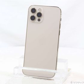 (中古)Apple iPhone12 Pro 256GB ゴールド MGMC3J/A SIMフリー(276-ud)