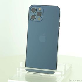 (中古)Apple iPhone12 Pro 256GB パシフィックブルー MGMD3J/A SIMフリー(269-ud)