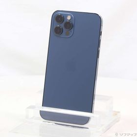 (中古)Apple iPhone12 Pro 256GB パシフィックブルー MGMD3J/A SIMフリー(247-ud)