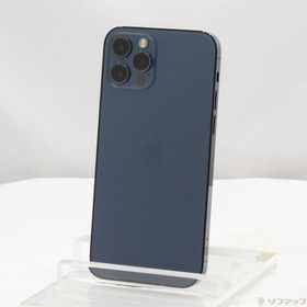(中古)Apple iPhone12 Pro 256GB パシフィックブルー MGMD3J/A SIMフリー(368-ud)