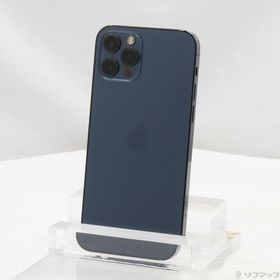 (中古)Apple iPhone12 Pro 256GB パシフィックブルー MGMD3J/A SIMフリー(295-ud)