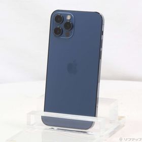 (中古)Apple iPhone12 Pro 256GB パシフィックブルー MGMD3J/A SIMフリー(348-ud)