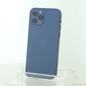 (中古)Apple iPhone12 Pro 256GB パシフィックブルー MGMD3J/A SIMフリー(377-ud)
