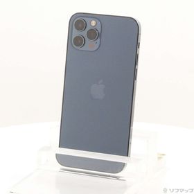 (中古)Apple iPhone12 Pro 256GB パシフィックブルー MGMD3J/A SIMフリー(305-ud)