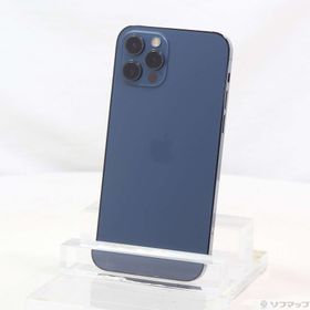 (中古)Apple iPhone12 Pro 256GB パシフィックブルー MGMD3J/A SIMフリー(269-ud)