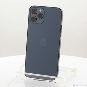 (中古)Apple iPhone12 Pro 256GB パシフィックブルー MGMD3J/A SIMフリー(258-ud)