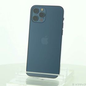 (中古)Apple iPhone12 Pro 256GB パシフィックブルー MGMD3J/A SIMフリー(258-ud)