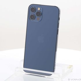 (中古)Apple iPhone12 Pro 256GB パシフィックブルー MGMD3J/A SIMフリー(305-ud)