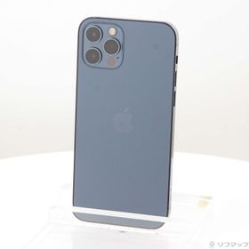 (中古)Apple iPhone12 Pro 256GB パシフィックブルー MGMD3J/A SIMフリー(377-ud)