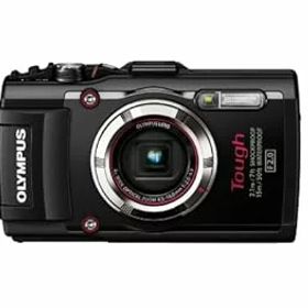 【中古】OLYMPUS デジタルカメラ STYLUS TG-3 Tough ブラック 1600万画素CMOS F2.0 15m防水 100kgf耐荷重 GPS+電子コンパス&内蔵Wi-Fi TG-3 BLK
