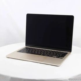 ソフマップ 〔中古品〕 MacBook Air 13.6-inch Late-2024 MC8J4J／A Apple M3 8コアCPU_8コアGPU 16GB SSD256GB スターライト 〔26.3 Tahoe〕【198】