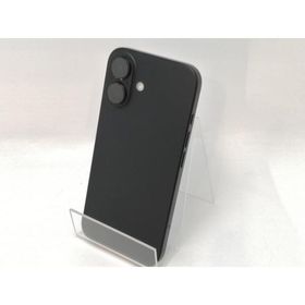 【中古】Apple au 【SIMフリー】 iPhone 16 128GB ブラック MYDQ3J/A【津田沼】保証期間１ヶ月【ランクB】