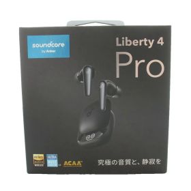 未開封 Anker アンカー Soundcore Liberty 4 Pro ワイヤレス イヤホン イヤフォン Bluetooth 5.3 黒 ブラック A3954N11 /MW ■GY18