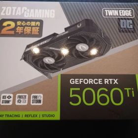 美品 ZOTAC GeForce RTX 5060 Ti 8GB 動作確認済み