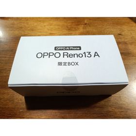 オッポ(OPPO)のOPPOReno13 A 限定BOX ルミナスネイビー SIMフリーイヤホン付き(スマートフォン本体)