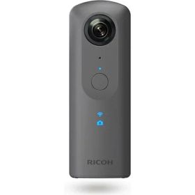 【中古】（新古品） リコー RICOH THETA V メタリックグレー 360度カメラ 手ブレ補正機能搭載 4K動画 360度空間音声 Android OS搭載で機能拡張に対応 リコーシータ独自の高精度なスティッチング技術で自然な360度撮影 ビジネスシーンで大活躍 910725 (整備済み品)