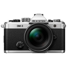 OM SYSTEM OM-3_12-45KITSLV ミラーレス一眼カメラ「OM SYSTEM OM-3」12-45mm F4.0 PROレンズキット[OM31245KITSLV] 返品種別A