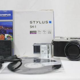 【返品保証】 【元箱付き】オリンパス Olympus STYLUS SH-1 24x WIDE 付属品多数 コンパクトデジタルカメラ e9177