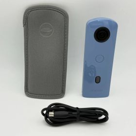 【美品】RICOH THETA SC2 ブルー リコー シータ 360度カメラ R03030