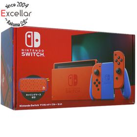 ニンテンドースイッチ(Nintendo Switch)の任天堂 Nintendo Switch マリオレッド×ブルー セット HAD-S-RAAAF 液晶画面いたみ 元箱あり(家庭用ゲーム機本体)