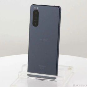 【中古】SONY(ソニー) Xperia 5 II 128GB ブルー SO-52A docomoロック解除SIMフリー 【348-ud】