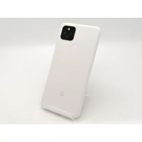 【中古】Google SoftBank 【SIMロック解除済み】 Pixel 4a (5G) Cleary White 6GB 128GB G025H【広島本通】保証期間1ヶ月【ランクC】