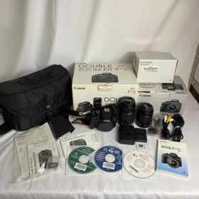 ★Canon EOS Kiss X7 キャノン ダブルズームキット バッグ付き