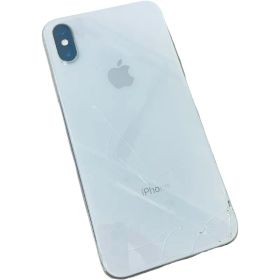 Apple iPhone X 64GB NQAY2J/A docomo ○判定 シルバー スマートフォン スマホ バッテリー最大容量76% 【中古】 12604K379
