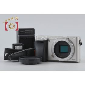 【中古】SONY ソニー α6000 ILCE-6000 シルバー ミラーレス一眼カメラ 多言語対応