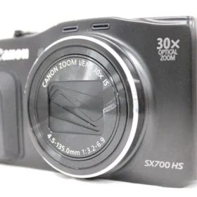 【返品保証】 キャノン Canon PowerShot SX700 HS 30x ブラック コンパクトデジタルカメラ e9342