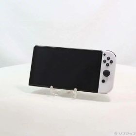 【中古】Nintendo(任天堂) Nintendo Switch 有機ELモデル Joy-Con(L)／(R) ホワイト 【348-ud】