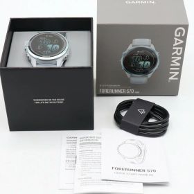 【未使用】GARMIN Forerunner 570 42mm 010-02970-31 White/Cloud スマートウォッチ フォアランナー ガーミン 本体