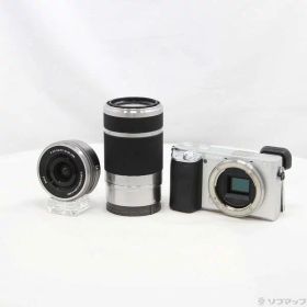 【中古】SONY(ソニー) α6400 ILCE-6400Y ダブルズームレンズキット シルバー 【276-ud】