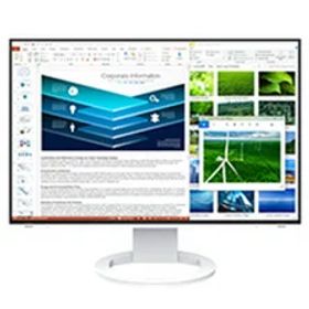 EIZO エイゾ EV2485-WT 24.1型 FlexScan 液晶 1920×1200〜1280 スピーカー搭載 DisplayPort HDMI USB タイプC ホワイト系