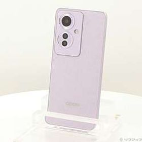 OPPO Reno11 A 128GB コーラルパープル CPH2603 SIMフリー ［6.7インチ有機EL／MediaTek Dimensity 7050／RAM:8GB／ナノSIM&eSIM］