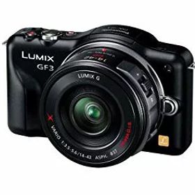 【中古】【非常に良い】パナソニック ミラーレス一眼カメラ LUMIX GF3 電動ズームキット エスプリブラック DMC-GF3X-K g6bh9ry
