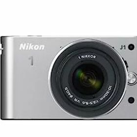 【中古】（非常に良い）Nikon ミラーレス一眼カメラ Nikon 1 (ニコンワン) J1 (ジェイワン) 標準ズームレンズキット シルバーN1 J1HLK SL