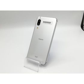 【中古】SHARP au 【SIMロック解除済み】 AQUOS sense3 シルバーホワイト 4GB 64GB SHV45【福岡天神】保証期間１ヶ月【ランクC】
