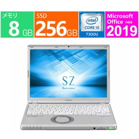 【中古】パナソニック 12型 Let's note SZ6 インテル Core i5 メモリ：8GB SSD：256GB ノートパソコン ノートPC Win11 Pro Wi-Fi Webカメラ Bluetooth wifi8g256g 中古品 Office2019