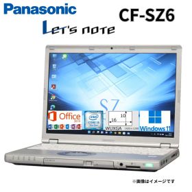 【Windows11対応】 中古 ノートパソコン Panasonic Let's note CF-SZ6 レッツノート 中古ノートパソコン 中古パソコン office付き Office 2019 Core i5 WiFi メモリ 8GB SSD 256GB Bluetooth Webカメラ モバイルノートパソコン モバイルPC ギフト アキデジタル
