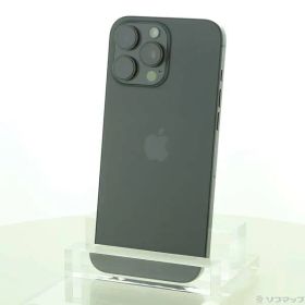 ソフマップ 〔中古品〕 iPhone16 Pro Max 256GB ブラックチタニウム MYWG3J／A SIMフリー【348】